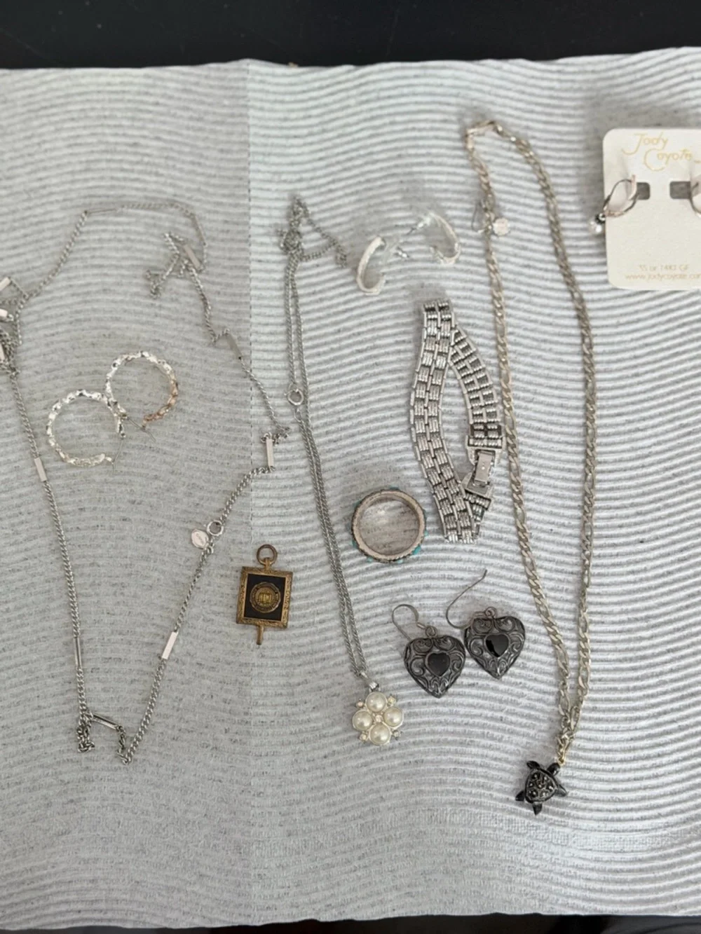 All. Jody Crystal Silver-Tone Heart Locket Pendant Necklace - Silver